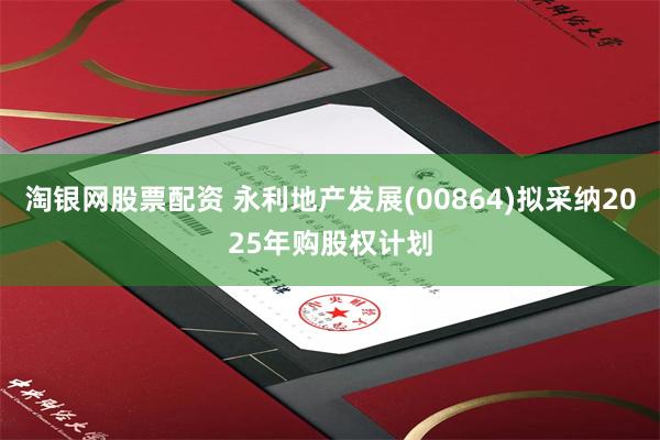 淘银网股票配资 永利地产发展(00864)拟采纳2025年购股权计划