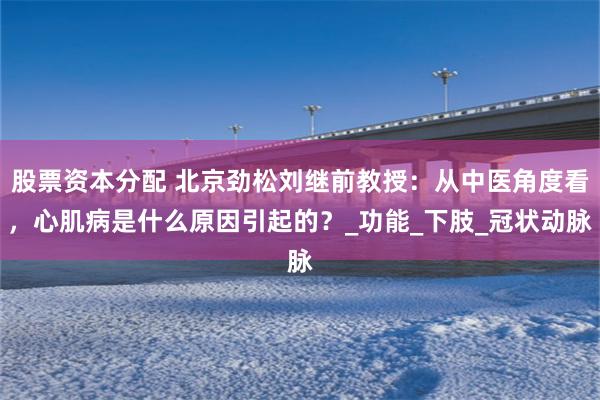 股票资本分配 北京劲松刘继前教授：从中医角度看，心肌病是什么原因引起的？_功能_下肢_冠状动脉